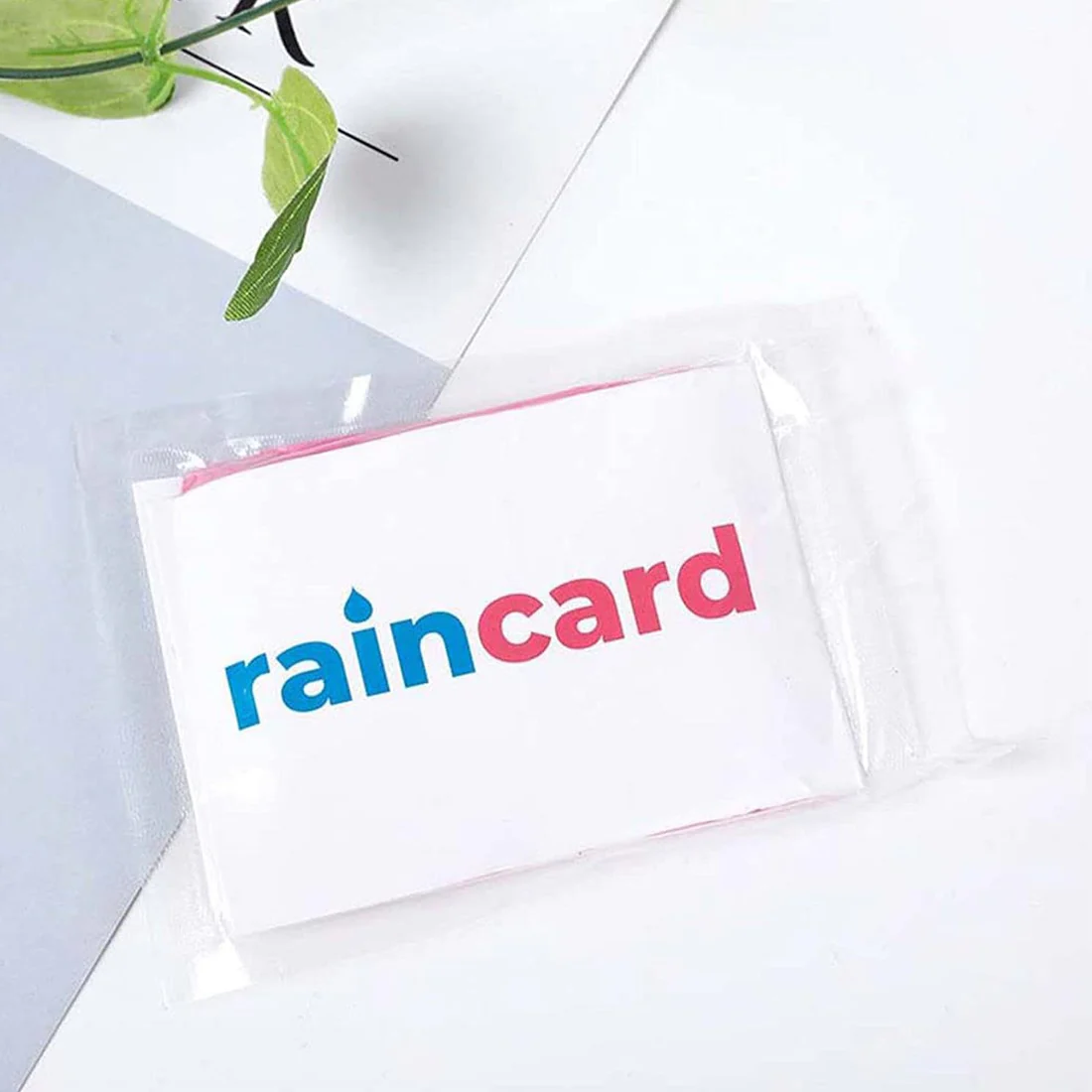 waterproof emergency raincoat card compact and easy carry