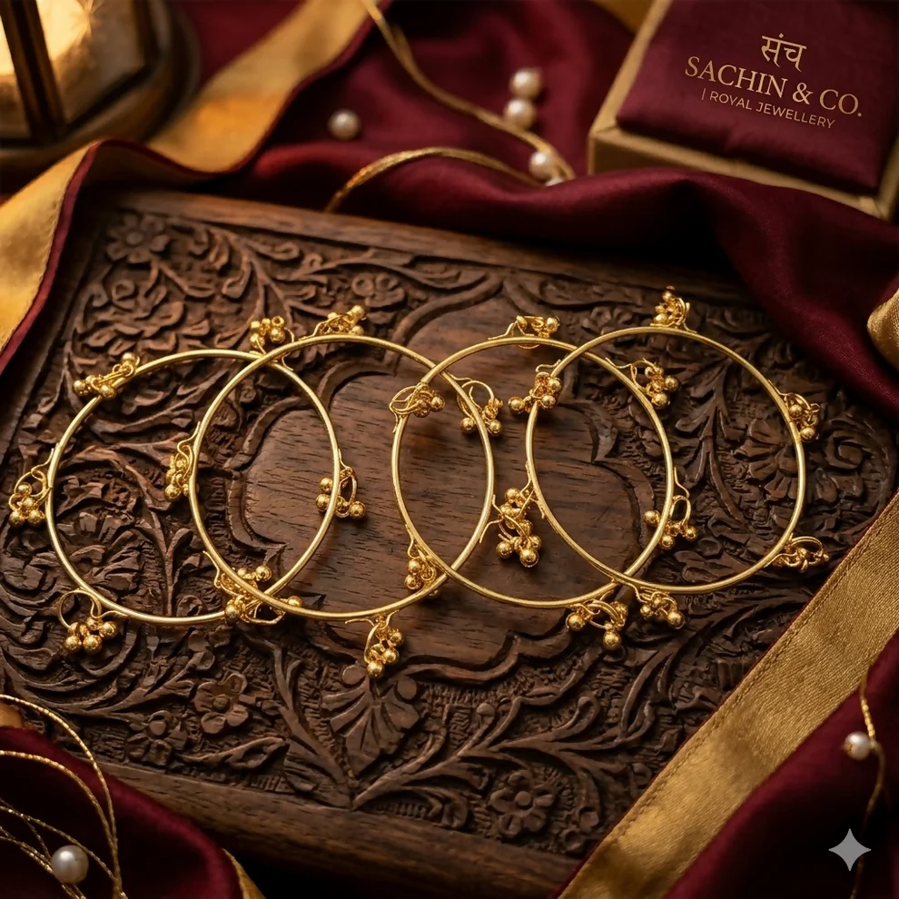 Traditional Plane Designe Kashmiri Bangles Set for Women Ethnic Jewellry Collection